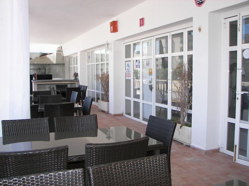 Hostal Los Pinos Es Cana Étterem fotó